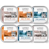 Wolf of Wilderness Miješano pakiranje - 6 x 150 g zdjelice: piletina, riba, svinjetina | shoptok.hr