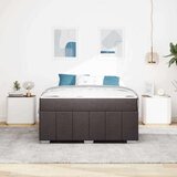  Konstrukcija postelje Temno rjava 140 x 200 cm blago, (5000127047) | Shoptok.si