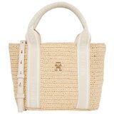 Tommy Hilfiger Torbe SPRING LOGO MINI TOTE Bež | Shoptok.si