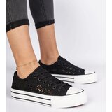 Gemre Black women's lace-up sneakers Fernansis | Shoptok.si