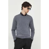 Michael Kors Volnen pulover moški, siva barva