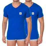 Bikkembergs Majice s kratkimi rokavi BKK1UTS08BI-BLUE Modra Cene