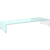 vidaXL Stojalo za TV / ekran stekleno zeleno 90x30x13 cm, (20770423) Cene