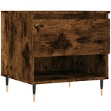 Maison Chic Klubska mizica - kavna mizica - Nizka mizica dimljeni hrast 50x46x50 cm inženirski les, (21755394) Cene