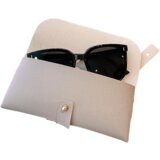 INF Usnjena torbica za očala Grey, (22125142) | Shoptok.si
