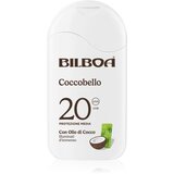 Bilboa Coccobello Latte mlijeko za sunčanje s kokosovim uljem SPF 20 200 ml Cijene