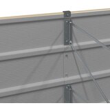  Cvetlično korito Slonokoščena 160 x 40 x 45 cm Jeklo, (5000207695) | Shoptok.si
