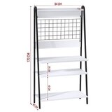 Hanah home Benco - Black, White BlackWhite Coffee Bar Cabinet | ePonuda.com
