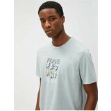 Koton Men's T-shirt Gray 3sam10458hk Cene