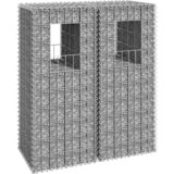 vidaXL Gabionska košara steber 2 kosa 40x40x100 cm železo Cene