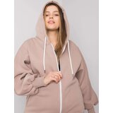 RELEVANCE Sweatshirt-RV-BL-7282.22P-dark beige | Shoptok.si