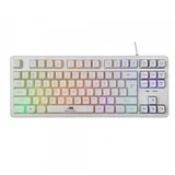 tipkovnica USB gaming, bela, BGK-01114 KRILL-W