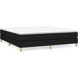 Maison Chic Box spring postelja - Vzmetna postelja z vzmetnico črna 160x200 cm blago SL20899, (21879296) | Shoptok.si