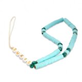 Guess GUSTBOHP zapestnica / obesek za telefon - Heishi Beads modra Cene