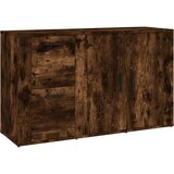  Komoda boja dimljenog hrasta 100x33x59,5 cm konstruirano drvo | shoptok.hr