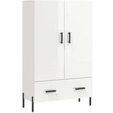 vidaXL Visoka komoda sjajna bijela 69 5x31x115 cm konstruirano drvo | shoptok.hr