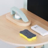 Kinder Home Dječja drvena perilica 3 u 1 s umivaonikom s tekućom vodom i sušilicom 86 × 32 × 90 cm | shoptok.hr