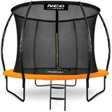 Neo-Sport profilirani vrtni trampolin 312 cm (10 ft) s unutarnjom mrežom, narančasti | shoptok.hr