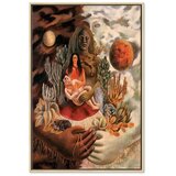  Slika - Frida Kahlo – The Love Embrace of the Universe the Earth (Mexico) Myself Diego and Señor Xolotl 60x90 U prirodnom dr | shoptok.hr