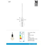 Markslöjd 107366 - Viseći luster na sajli SKY 1xE27/60W/230V | Eponuda.com