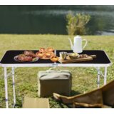 Sklopivi stol u obliku kovčega 120x60cm - crni | Shoptok.si