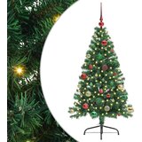  Umjetno predsvijetljeno božićno drvce Zelena 150 cm PVC | shoptok.hr