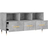 TV ormarić boja betona 102 x 36 x 50 cm od konstruiranog drva | Eponuda.com