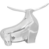 vidaXL skulptura Srebrna Aluminij 37 x 44 x 17 cm Stilizirani Dizajn | shoptok.hr