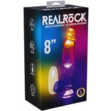 REALROCK - testis, svetleči vibrator - 20cm | Shoptok.si