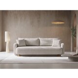 Micadoni Bež sklopiva/s prostorom za odlaganje sofa 231 cm Elen – | shoptok.hr