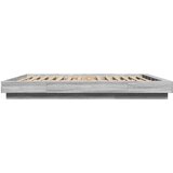 vidaXL Okvir za krevet boja hrasta 150x200 cm od konstruiranog drva | shoptok.hr