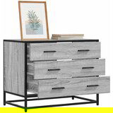vidaXL Ormarić s ladicama Siva Sonoma 70x41x56 cm Konstruirano drvo Cijene