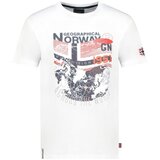 Geographical Norway Muška majica kratkih rukava Jacross Db Men 402, Bela Cene