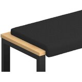  Jastučić za klupu Sherpa Tkanina Crna Dubina 35 cm | shoptok.hr