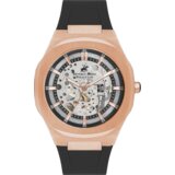 Beverly Hills Polo Club Muški ručni sat, Kvarcni mehanizam, 43mm, Srebrno kućište, Crni, BP3543X.451 | Eponuda.com
