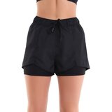 Dewberry 85389 Womens Swim Shorts with Inner Tights-BLACK | Shoptok.si
