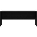 vidaXL TV omarica Črni hrast 100x40x40 cm Izoblikovan les | Shoptok.si