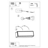 Nice Lamps Bijela zidna lampa Mosorio – | shoptok.hr