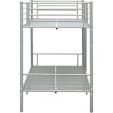  Krevet na kat sivi metalni 90 x 200 cm | shoptok.hr