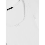 Sinsay Bluza s čipkom na dekolteu s dodatkom viskoze | shoptok.hr