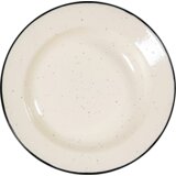 Sagaform Doris emajliran krožnik - Beige | Shoptok.si