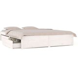  Posteljni okvir s predali bel 150x200 cm 5FT, (20646456) | Shoptok.si