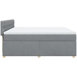  Krevet s oprugama i madracem svjetlosivi 180x200 cm od tkanine | shoptok.hr
