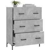  Komoda siva boja betona 69 5x34x90 cm od konstruiranog drva | shoptok.hr