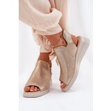 Boto Women's Wedge Sandals Gold Mevinette | shoptok.hr