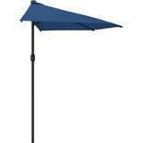 Balkonski suncobran plavi 270 x 144 x 222 cm polukružni | shoptok.hr