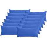  Jastuk s jastukom HEERLEN 12 kom. Kraljevsko plava Poliester - Kraljevski plava 40 x 80 cm 12 | shoptok.hr