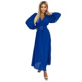 numoco basic Numoco pleated dress with belt and neckline | shoptok.hr