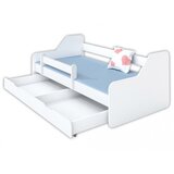Made in Poland Dečiji krevet sa fiokom i dušekom 180x80cm Dione Beli | ePonuda.com
