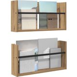 Polica za časopise Zidne 2 pcs Umjetnički hrast 60 x 12 x 30 cm | shoptok.hr